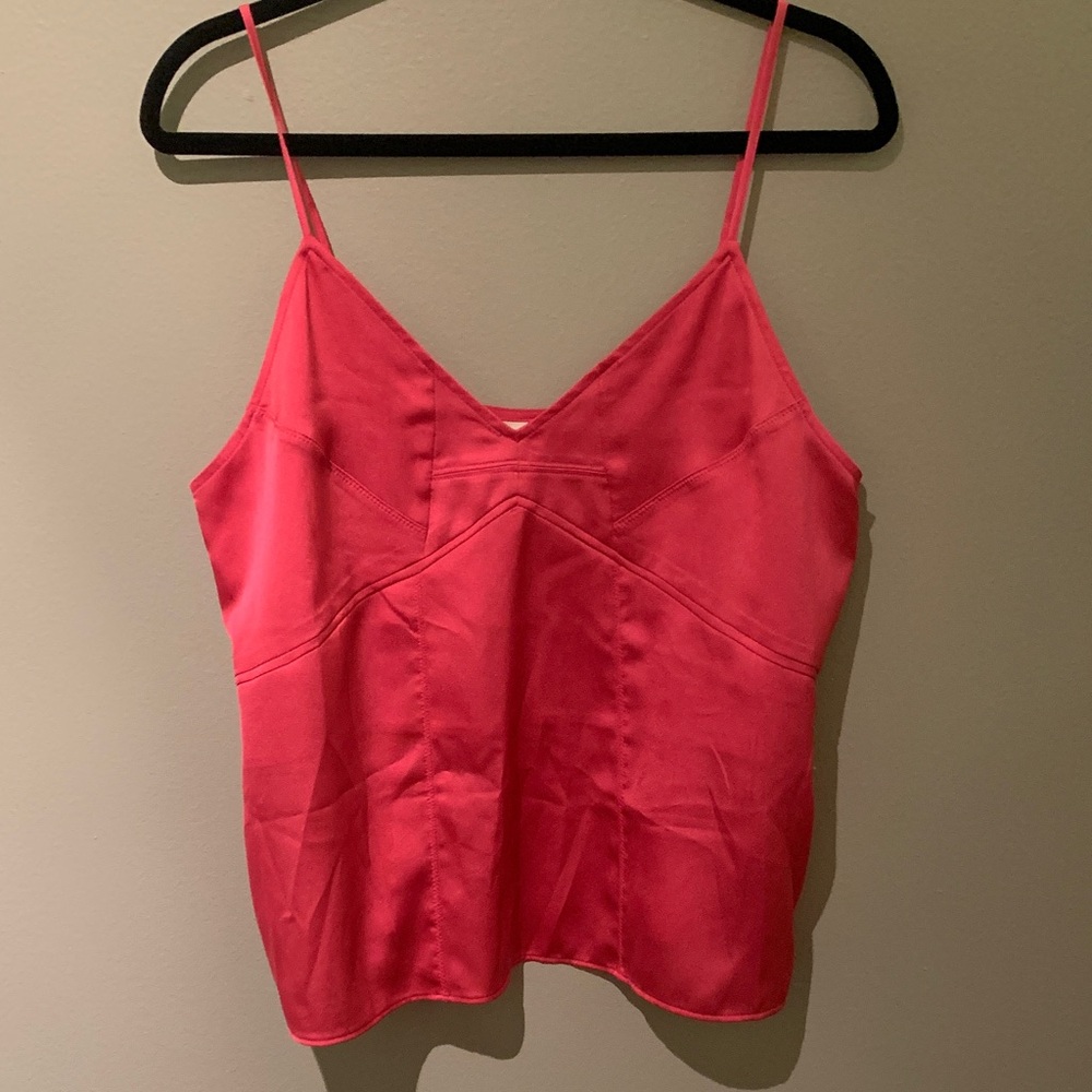 NWOT A New Day Pink Satin Tank